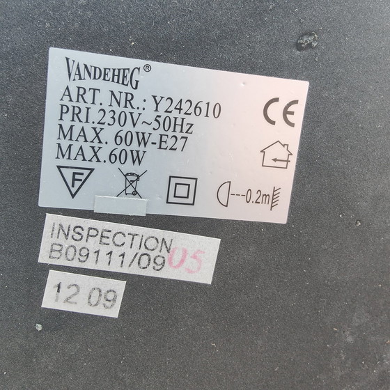 Image 1 of 2x schöne große vandeHeg Lampen