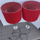 2x schöne große vandeHeg Lampen