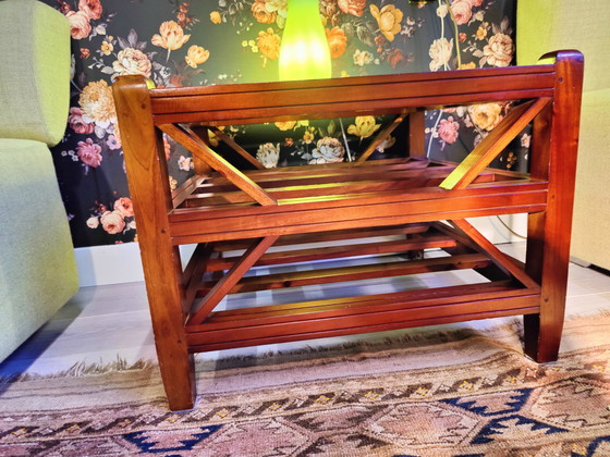 Image 1 of Zwei Couchtische aus indonesischem Nussholz Nr