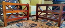 Zwei Couchtische aus indonesischem Nussholz Nr