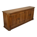 Großes hölzernes Sideboard aus alter Eiche, 300 Jahre flämischer Renaissance Klassisch n. Chr. 1887