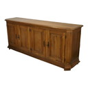 Großes hölzernes Sideboard aus alter Eiche, 300 Jahre flämischer Renaissance Klassisch n. Chr. 1887