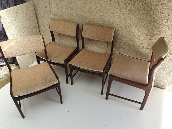 Image 1 of 4x Esszimmerstuhl aus Palisander