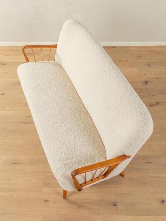 Image 1 of Vintage-Sofa mit Teddystoff
