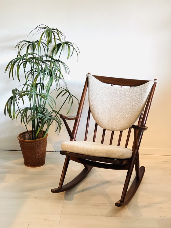 Image 1 of Frank Reenskaug Bramin Schaukelstuhl aus Teakholz