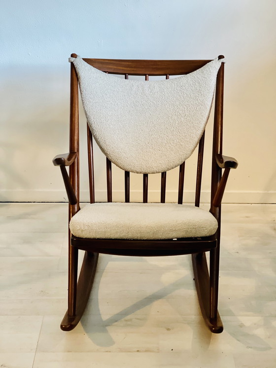 Image 1 of Frank Reenskaug Bramin Schaukelstuhl aus Teakholz