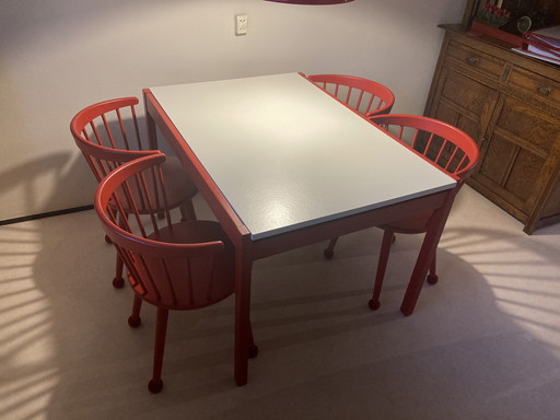 4x Yngve Ekstrom voor Pastoe Stoel