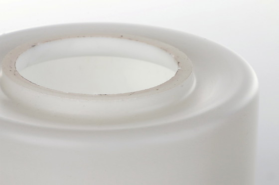 Image 1 of Seltenes 4er-Set Milchglasröhren von RAAK Amsterdam, Niederlande 1950