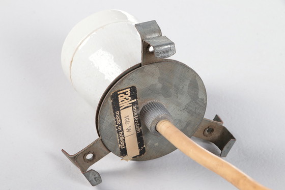 Image 1 of Seltenes 4er-Set Milchglasröhren von RAAK Amsterdam, Niederlande 1950