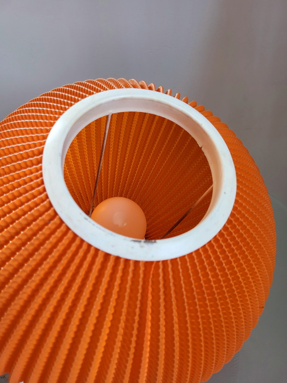 Image 1 of Perlmuttschirmlampe, Georges Rispal, Hoyrup-Stil, 1960, Dänemark