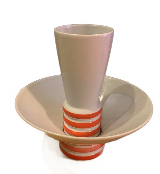 Image 1 of Eschenbach Porzellanvase + Obstschale