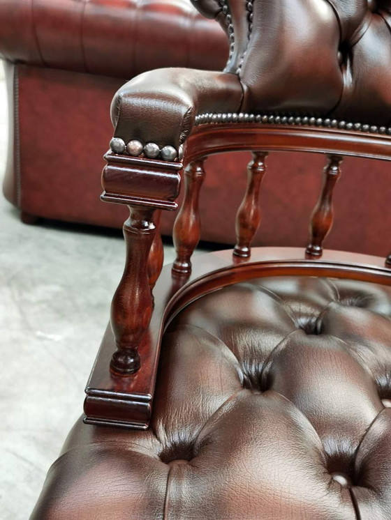 Image 1 of Chesterfield Bürostuhl Captains Drehstuhl