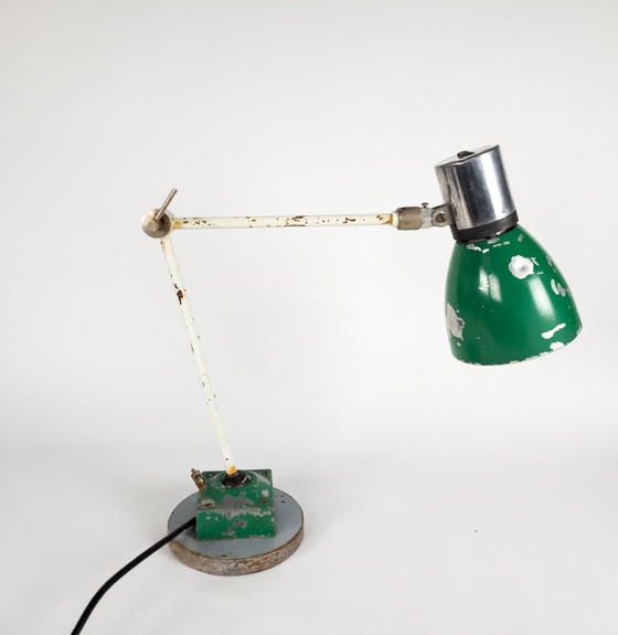 Image 1 of Industriell - Jielde Stil - Tschechische Republik - Tischlampe - Metall - Tischlampe mit Scharnier - 1950'