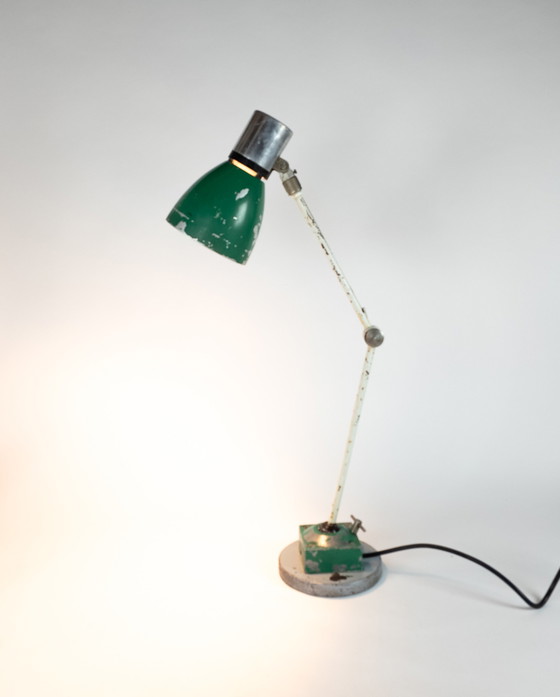 Image 1 of Industriell - Jielde Stil - Tschechische Republik - Tischlampe - Metall - Tischlampe mit Scharnier - 1950'
