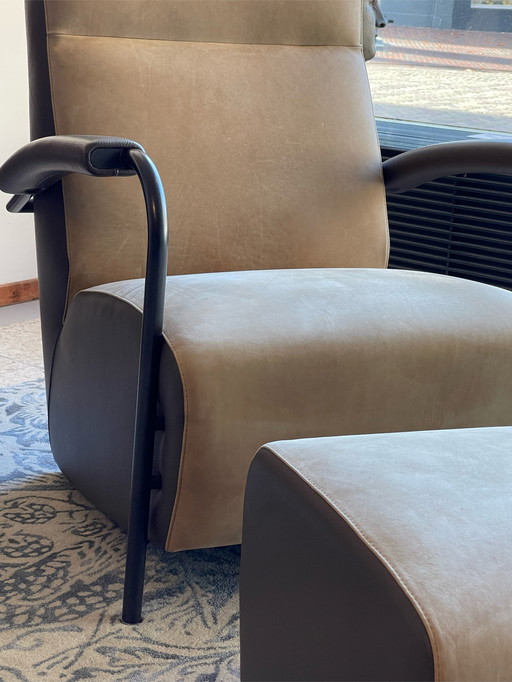 Leolux Scylla mit Fußhocker