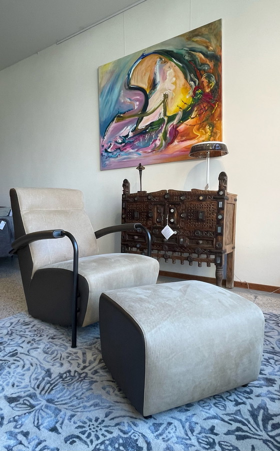 Image 1 of Leolux Scylla mit Fußhocker