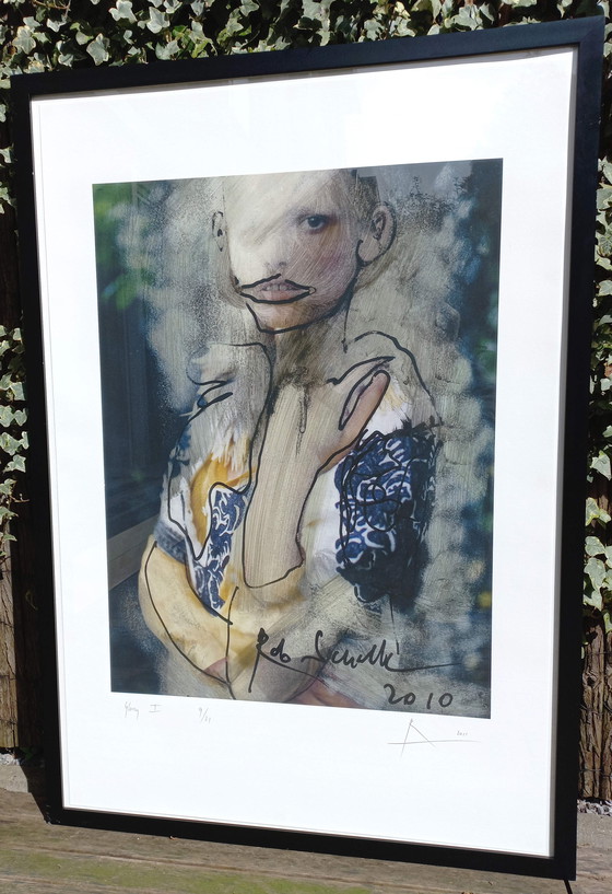 Image 1 of Rob Scholte - Glossy I, Piezographie (schön gerahmt, groß)