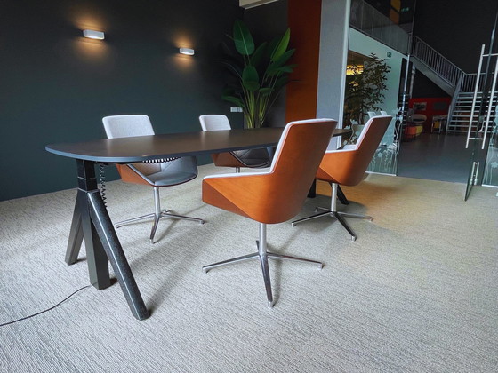 Image 1 of 4x Allermuir Phoulds Stuhl