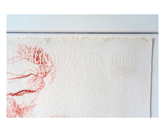 Image 1 of Toon Kelder - Stillende Mutter - Blutrot auf Papier