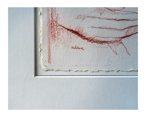 Image 1 of Toon Kelder - Stillende Mutter - Blutrot auf Papier