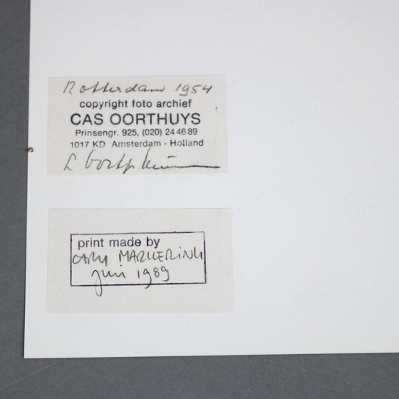 Image 1 of Cas Oorthuys (1908-1975) Rotterdam 1954, Entwicklung eines Silbergelatineabzugs, signiert