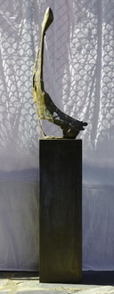 Bronzestatue Evert van Fucht - Optimist