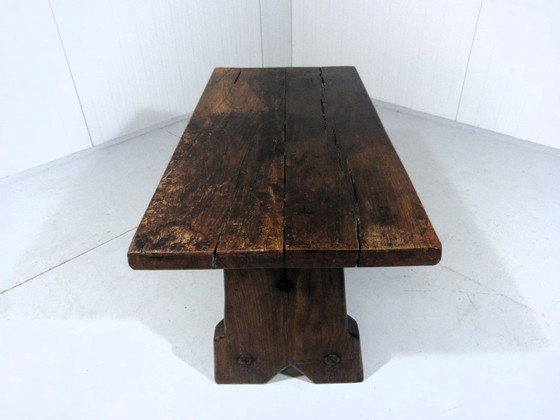 Image 1 of Antiker Couchtisch aus Holz, 1880-1890