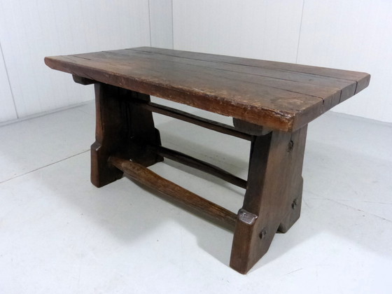 Image 1 of Antiker Couchtisch aus Holz, 1880-1890