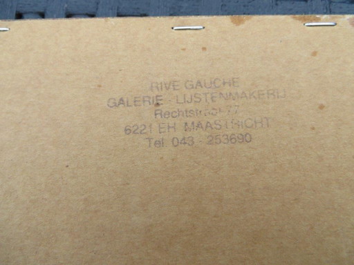 Signierter Siebdruck – Sugarbush gegen Stanley S C Seagrief 1990 – lithos zeefdrukken, Paper, Glass, Abstract (photo 2 of 8)