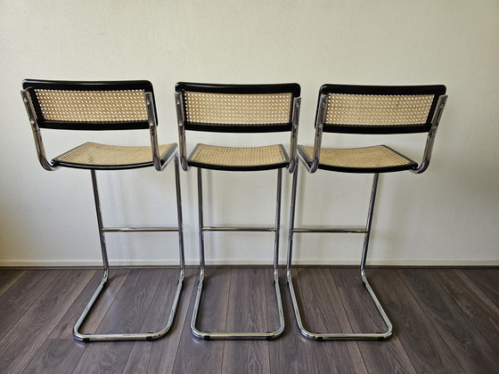 Image 1 of 3x Vintage Barhocker