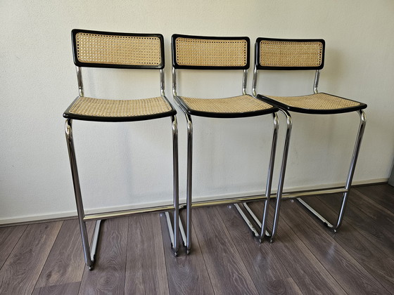 Image 1 of 3x Vintage Barhocker