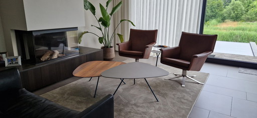 Leolux Couchtische Liliom (2×) und Beistelltisch Portello