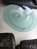 Spiralförmiger Couchtisch von Cattelan Italia