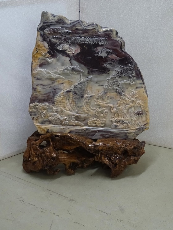 Image 1 of Reliefsteinschnitzerei Yen Bai