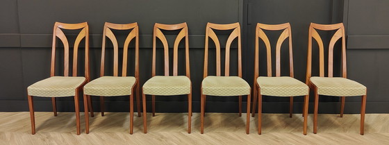 Image 1 of 6x Mid Century Esstisch Stühle | Jahrgang