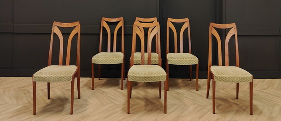 Image 1 of 6x Mid Century Esstisch Stühle | Jahrgang