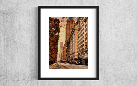 Central Park Fall Street – Fotografie, Paper (photo 2 of 6)