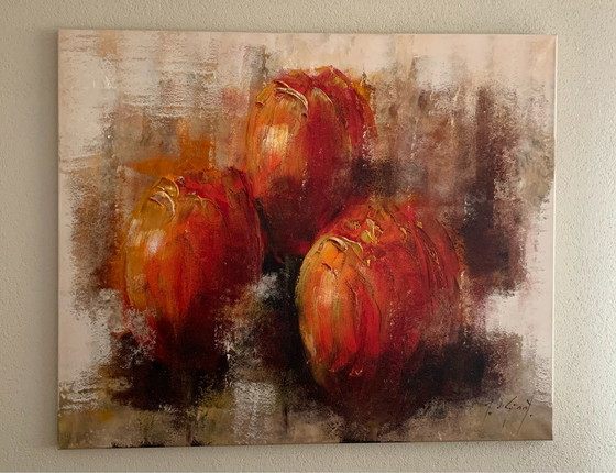 Image 1 of Jochem de Graaf Malerei 3 Tulpen