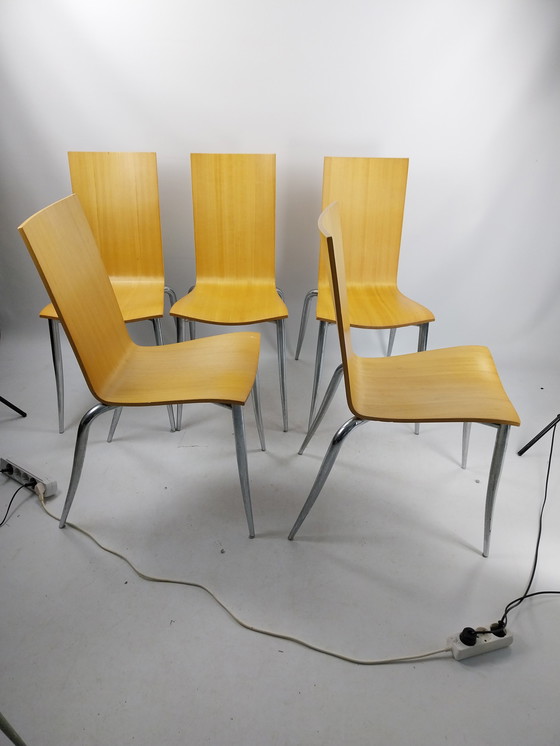 Image 1 of 5x Driade Olly Tango Stühle von Philip Starck, 1990er Jahre