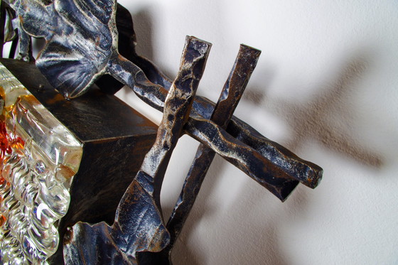 Image 1 of Brutalist wall lamp Ahlstrom en Ehrlich