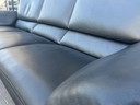 Leolux Catalpa 3-Sitzer-Sofa aus schwarzem Leder