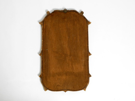 Image 1 of Wunderschöner vergoldeter Wandspiegel aus Holz aus der Moderne Mitte des Jahrhunderts