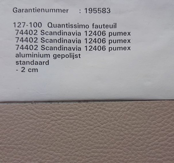 Image 1 of 2x Leolux Quantissimo Luxussessel Kalbsleder