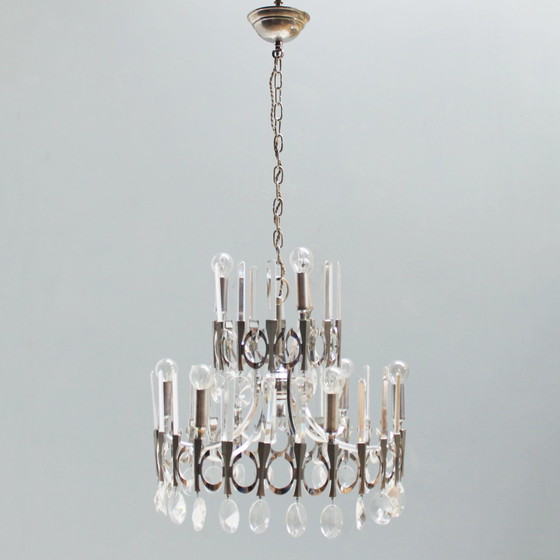 Image 1 of Gaetano Sciolari Kronleuchter 'Ovali'