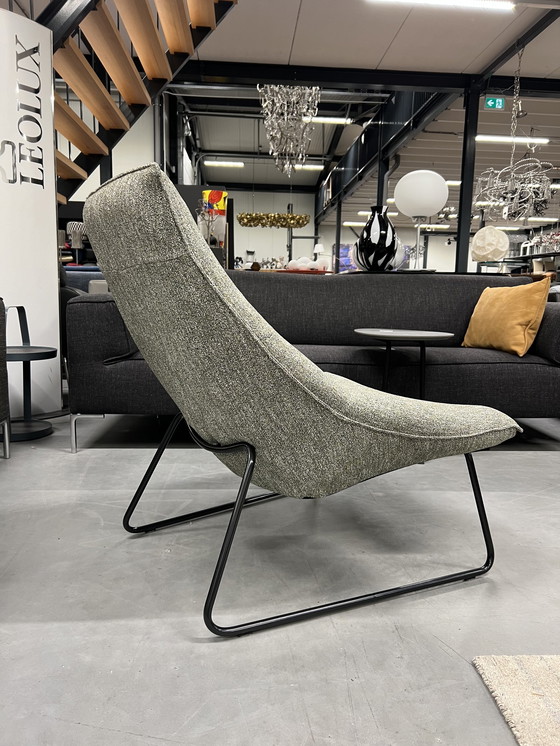 Image 1 of Neuer Jess Design Beal Sessel aus grünem Stoff 